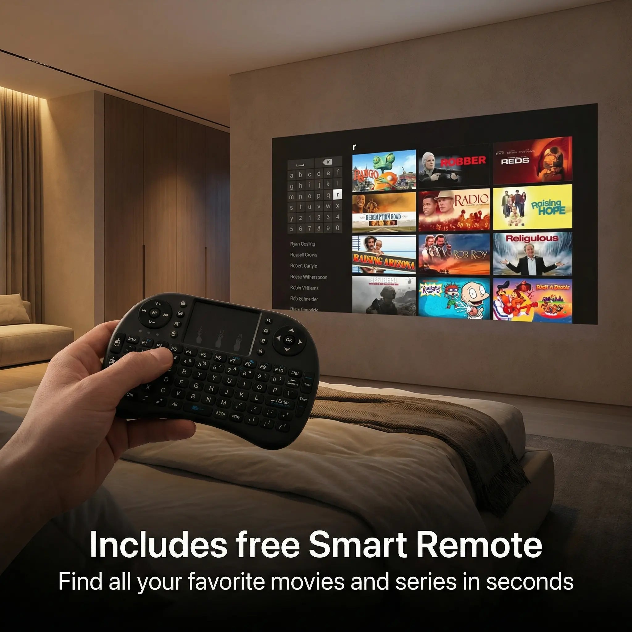 Zoomly® Pro Max Smart Projector