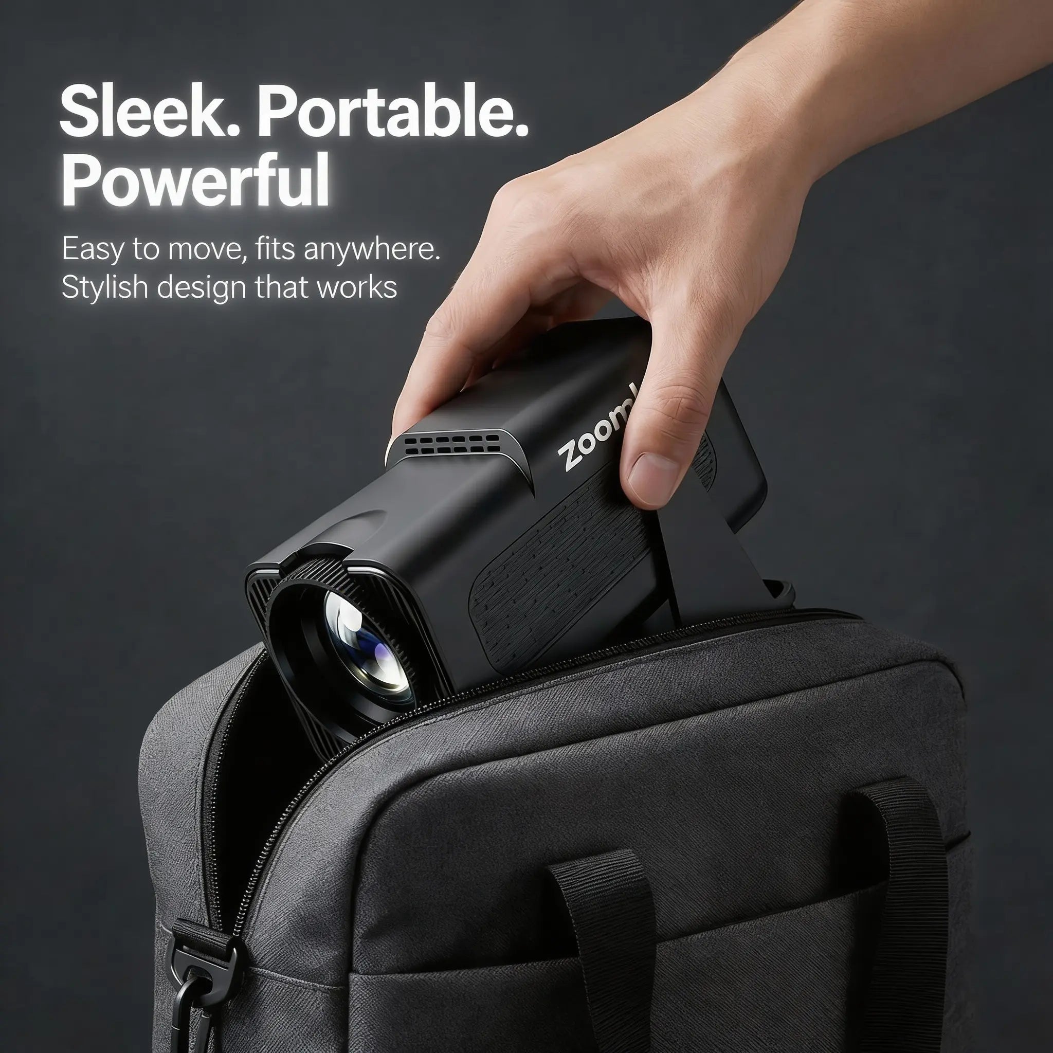 Zoomly® Pro Max Smart Projector