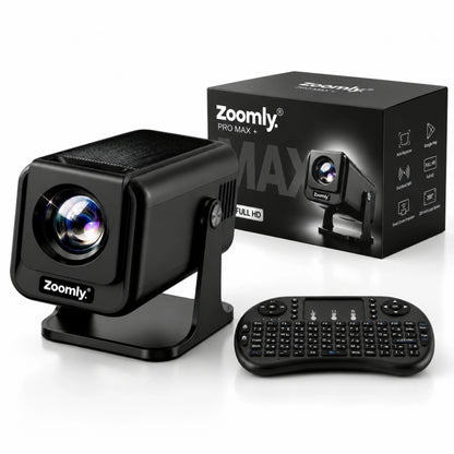 Zoomly® Pro Max Smart Projector