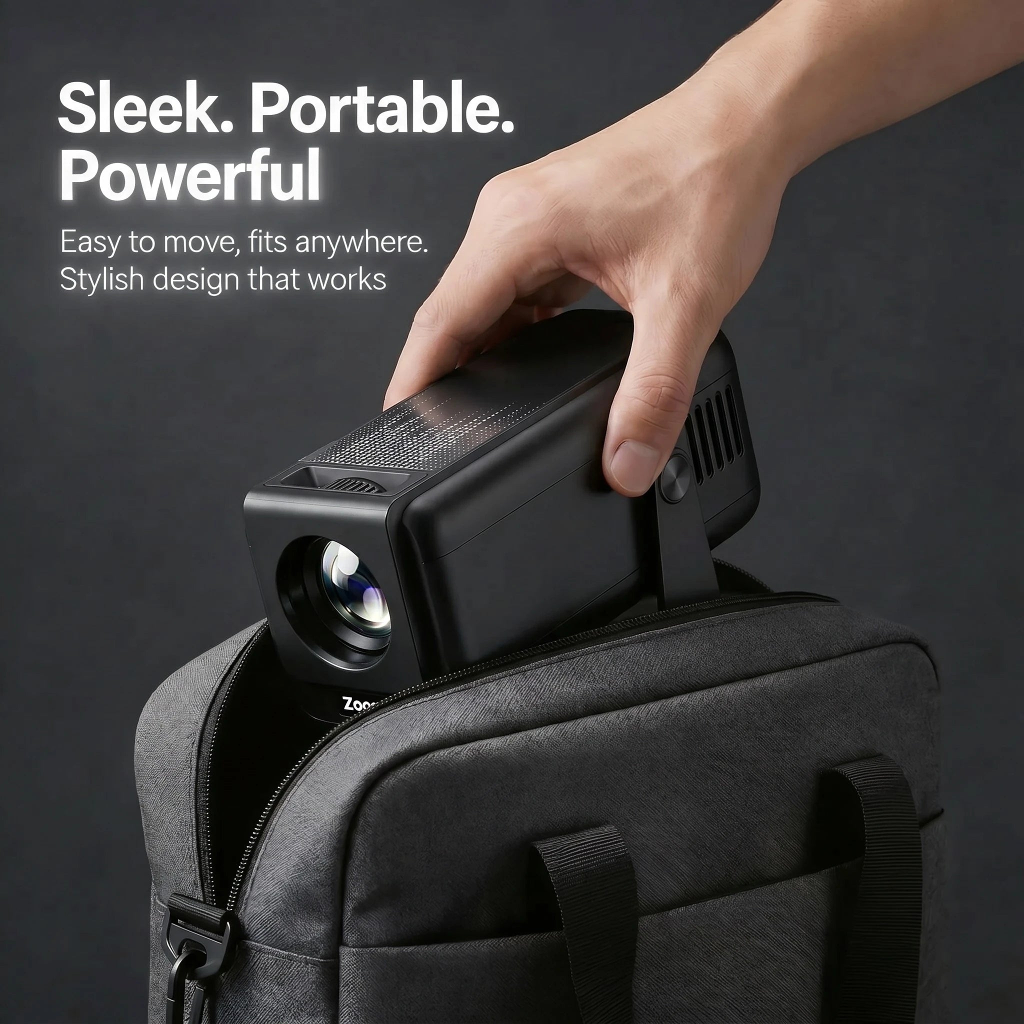 Zoomly® Pro Max Smart Projector
