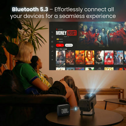 Zoomly® Pro Max Smart Projector