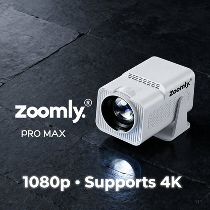 Zoomly® Pro Max Smart Projector