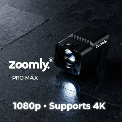Zoomly® Pro Max Smart Projector