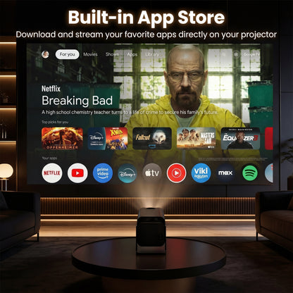 Zoomly® Pro Max Smart Projector