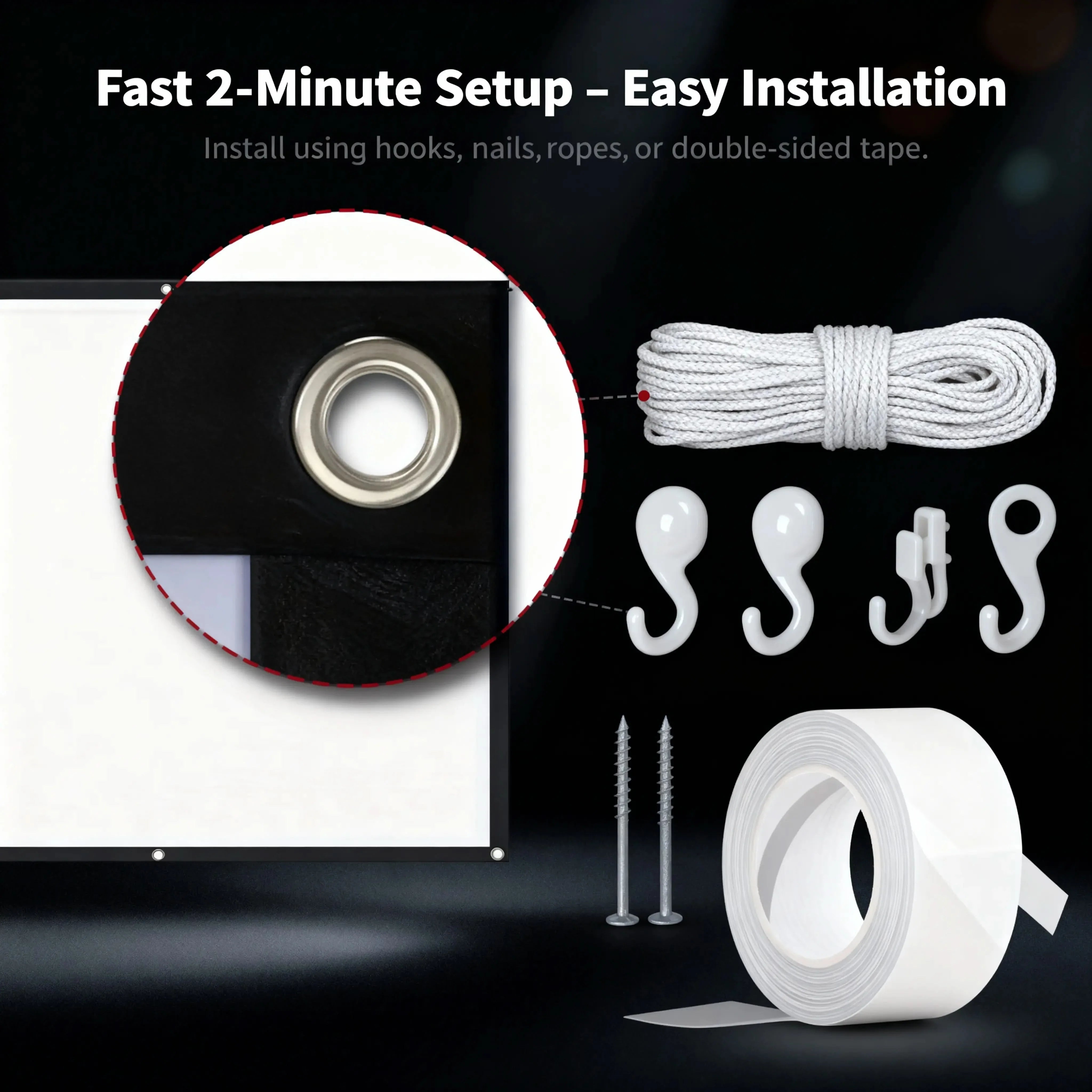 Portable Projection Screen 120 inch